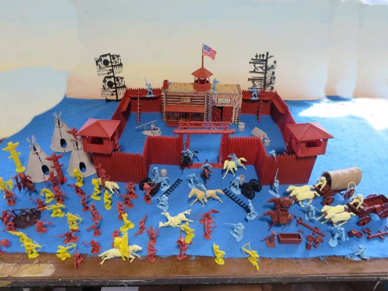 Marx Giant Fort Apache playset #5962 from 1962